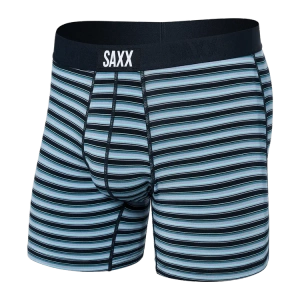 Bokserki męskie szybkoschnące SAXX VIBE Micro Field Stripe - granatowe