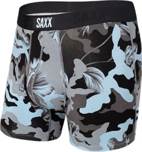 Bokserki męskie szybkoschnące SAXX VIBE Boxer Brief moro - niebieskie