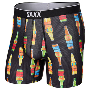 Bokserki męskie sportowe SAXX VOLT Boxer Brief piwa w okularach – czarne