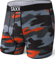 Bokserki męskie sportowe SAXX VOLT Boxer Brief – szare moro