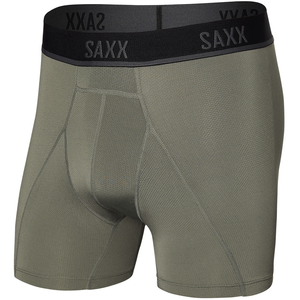 Bokserki do biegania męskie sportowe SAXX KINETIC HD Boxer Brief - szare