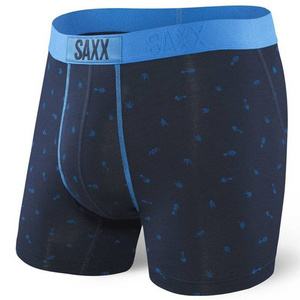 Bokserki męskie szybkoschnące SAXX VIBE Boxer Brief strzałki - granatowe