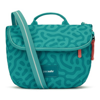 Rozkładana torebka damska antykradzieżowa Pacsafe Go - Turkusowa