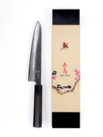 Nóż szefa kuchni Aka Tori ze stali damasceńskiej 8" - Tokyo Black