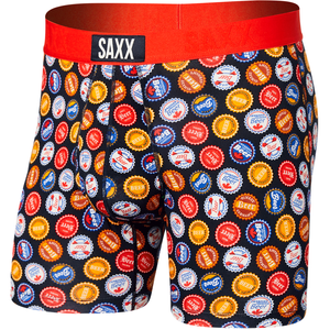 Bokserki męskie SAXX ULTRA Boxer Brief kapsle - czerwone