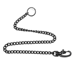 Łańcuszek antykradzieżowy do portfela Wallet chain - Czarny