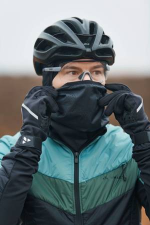 Komin rowerowy / szalik rowerowy Vaude Neck Warmer Plus - żółty