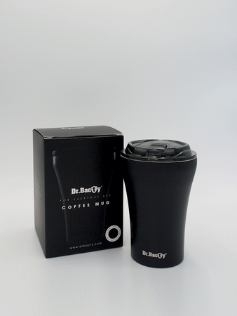 Kubek na kawę termiczny Dr.Bacty Apollo  227 ml - Cudnie - czarny