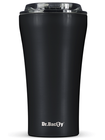 Kubek termiczny na kawę Dr.Bacty Apollo 2.0 - Tata - 360 ml - Black Matt