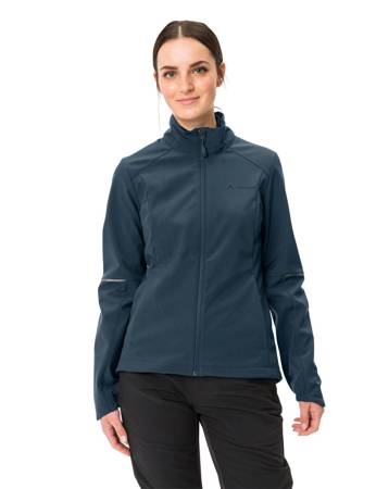 Kurtka Softshell damska Vaude Wintry IV - granatowa