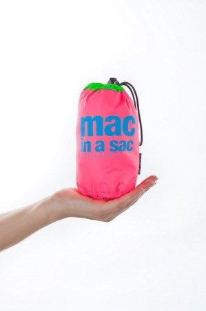 Kurtka przeciwdeszczowa Mac in a Sac Neon - różowy