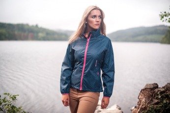 Kurtka przeciwdeszczowa Mac in a Sac Womens Elle Waterproof Jacket - granatowy