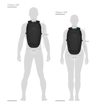 Plecak wodoszczelny antykradzieżowy 12l Pacsafe ECO CX Econyl® - niebieski