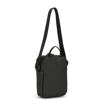 Torba średnia na ramię męska/ listonoszka antykradzieżowa Pacsafe Metrosafe X vertical crossbody 6 l - Black