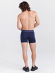 Bokserki sportowe męskie z rozporkiem SAXX SPORT MESH Boxer Brief Fly – granatowe