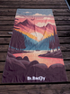 Ręcznik szybkoschnący dwustronny Dr.Bacty XL 70x140 – Sunset 